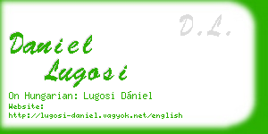 daniel lugosi business card